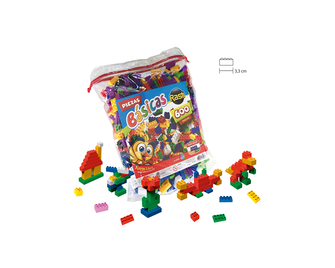 JUGUETE RASTI 01-3006 JARDIN 600 PIEZAS