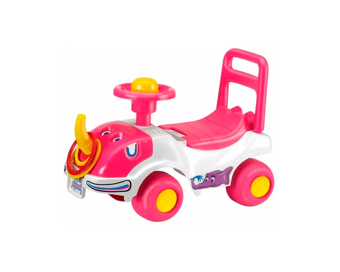 JUGUETE RONDI 3044 ANDADOR ELEFANTE ROSA