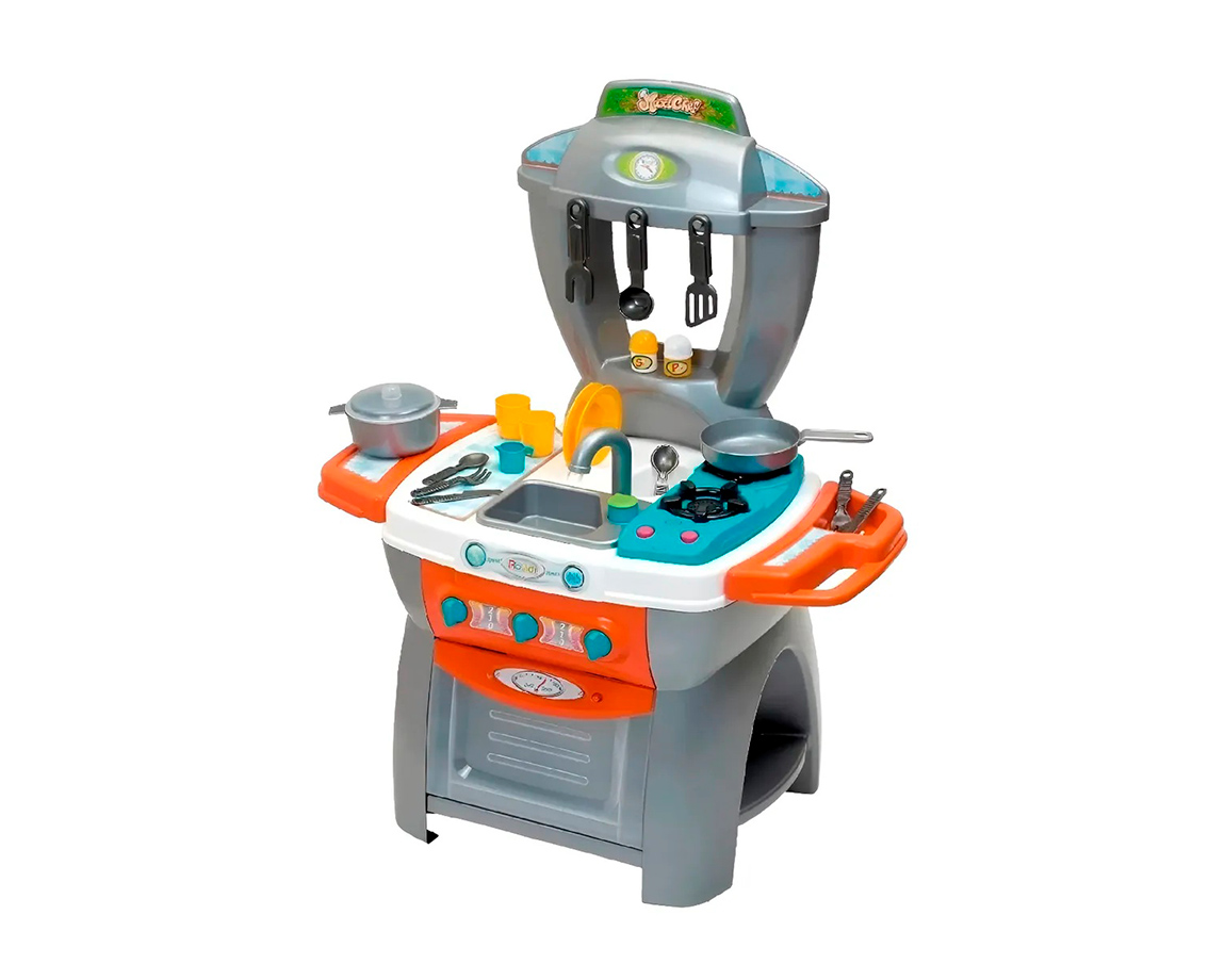 JUGUETE RONDI 5400 COCINA MAXI CHEFF PLATEADA