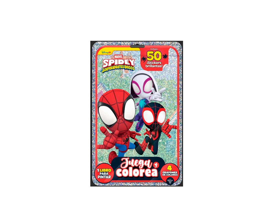 LIBROS VERTICE 6277 SPIDEY & FRIENDS N° 5 JUEGA Y COLOREA