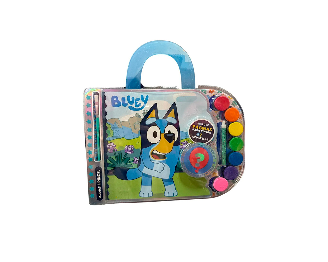 LIBROS VERTICE 6313 ACUARELAS N° 3 BLUEY