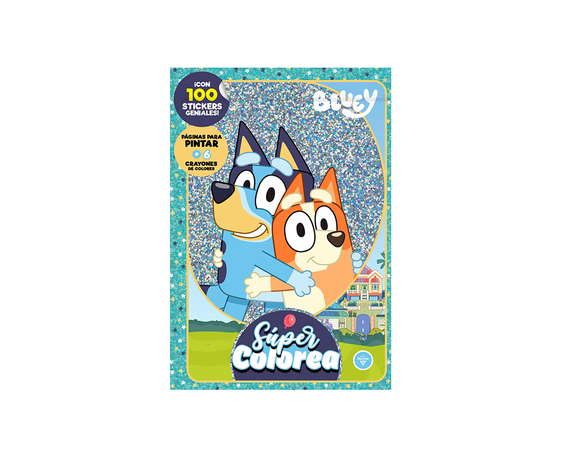 LIBROS VERTICE 6284 BLUEY SUPER COLOREA