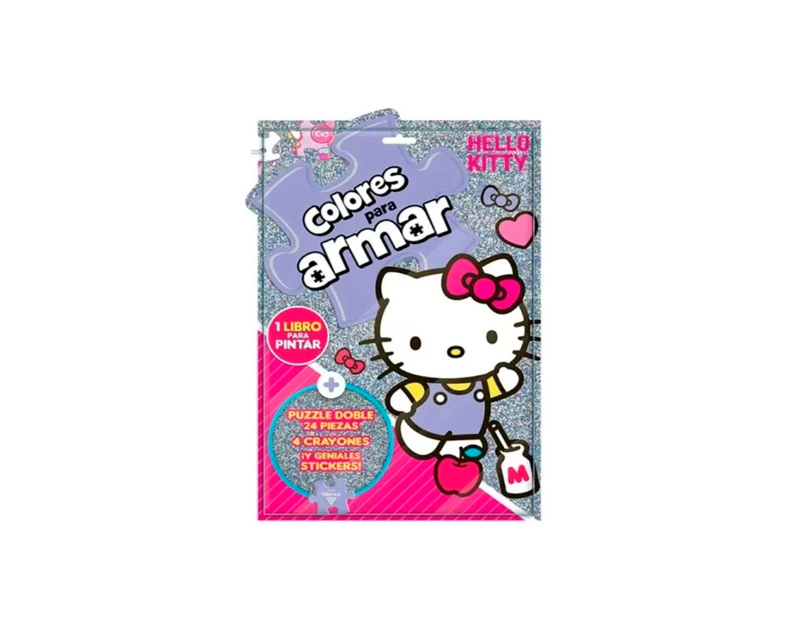 LIBROS VERTICE 6236 HELLO KITTY COLORES PARA ARMAR