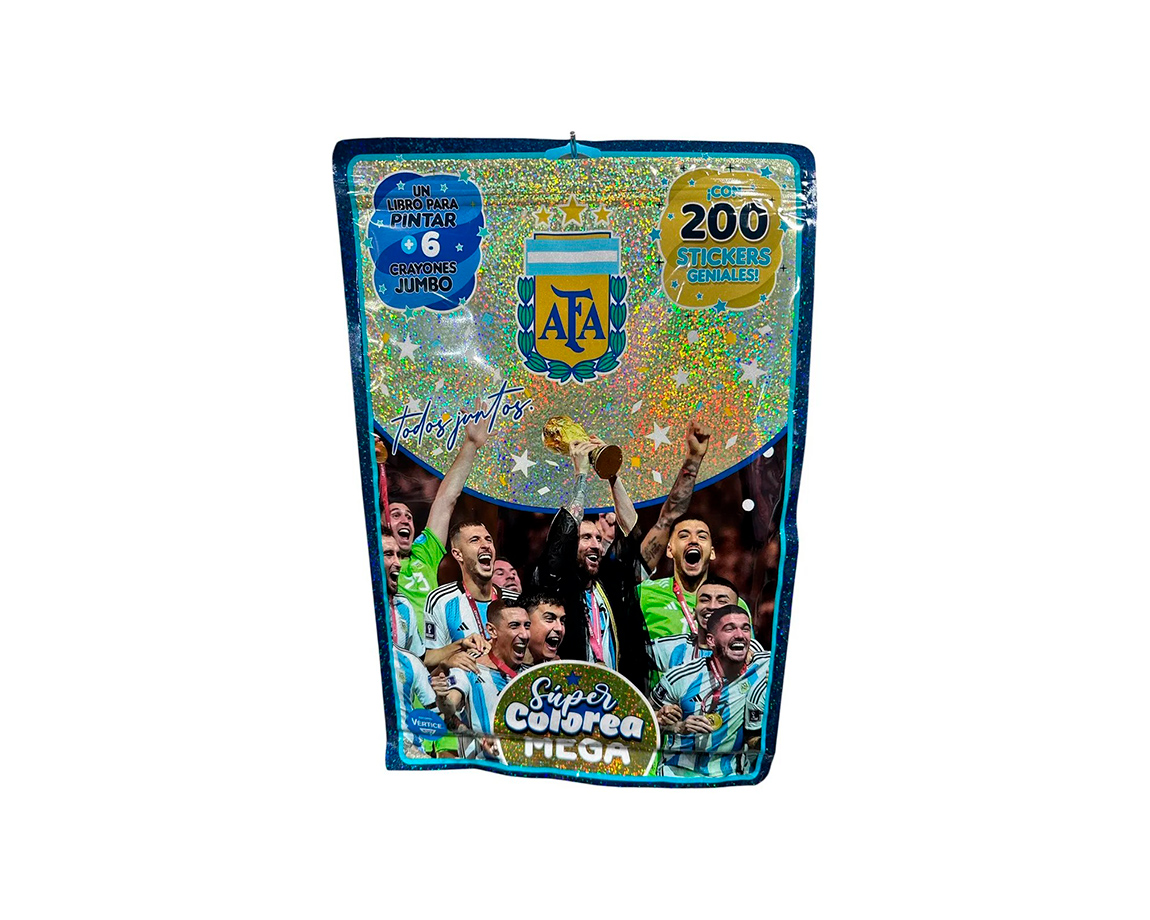 LIBROS VERTICE 6293 MEGA SUPER COLOREA N°4 AFA