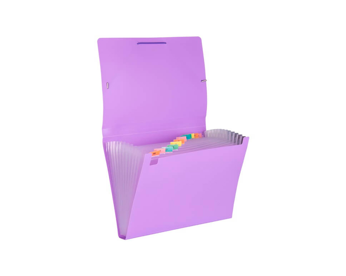 CARPETA LAMA OFFICE EF202FPL CLASIF OF PASTEL PURPURA