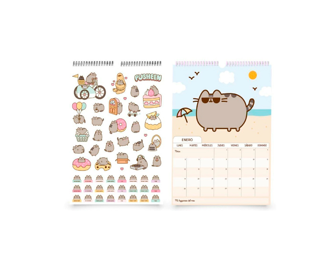 PLANIFICADOR MOOVING 1419207 30x40 PUSHEEN ESPIRAL 2026