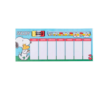 PLANIFICADOR MAW SNOOPY 2120401 SEMANAL C/ACC.