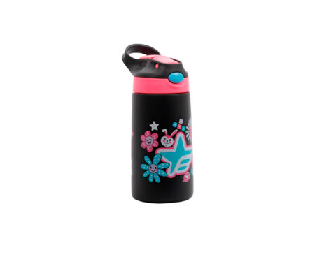 BOTELLA FOOTY ACERO INOX BOTERM173/2 TERMICA NEGRA