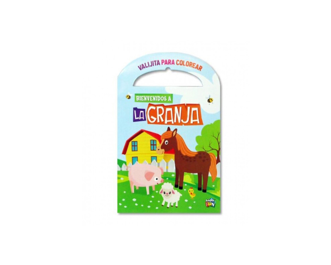 LIBROS SCHOOL FUN PLOW LIST-405 MI VALIJITA PARA COLOREAR BIENVENIDOS A LA GRANJ