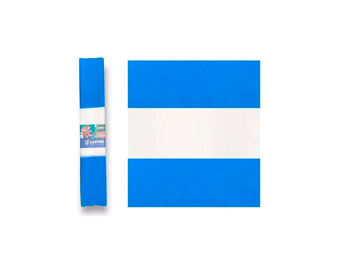PAPEL CREPE CREPING BANDERA ARG.