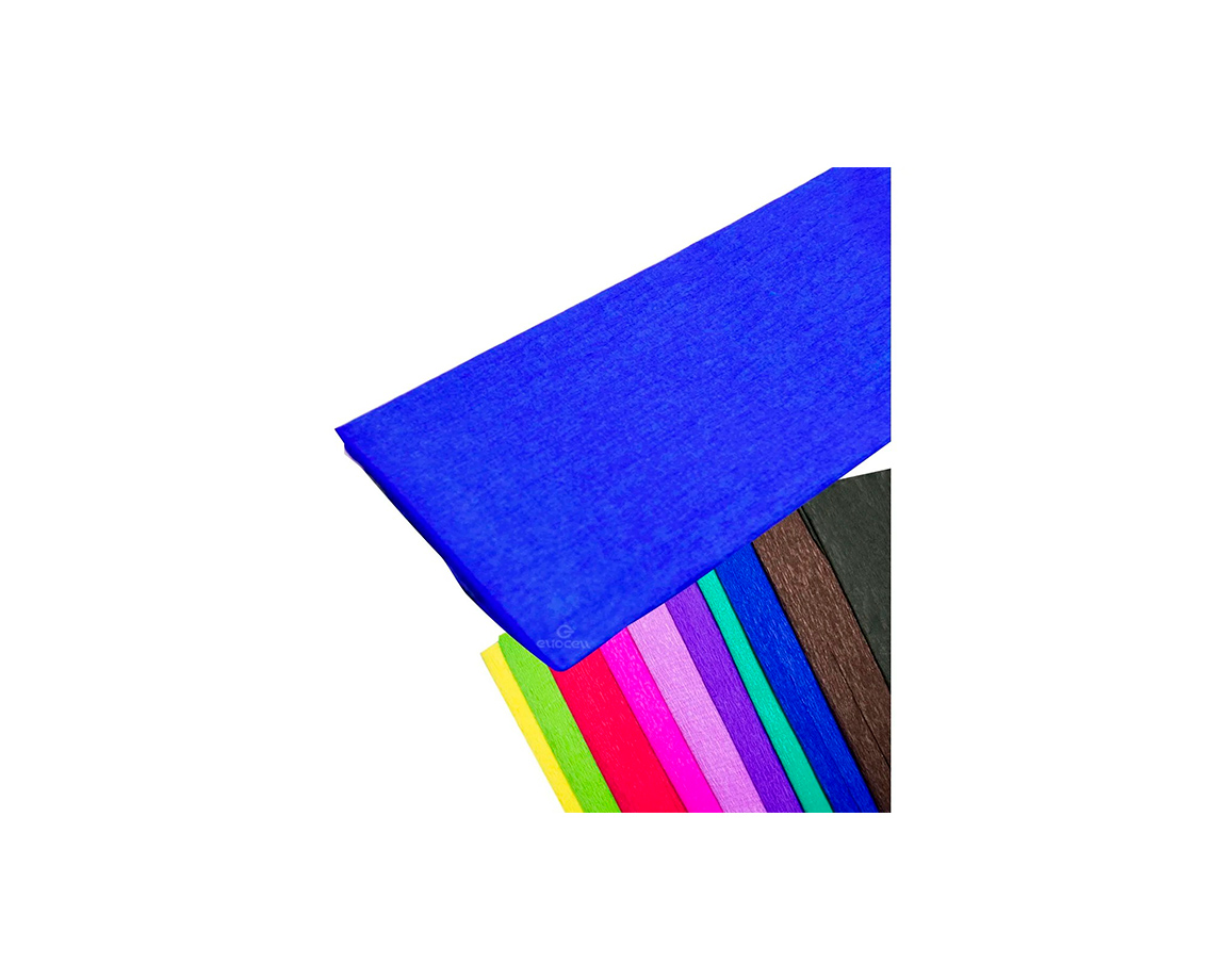 PAPEL CREPE CREPING AZUL