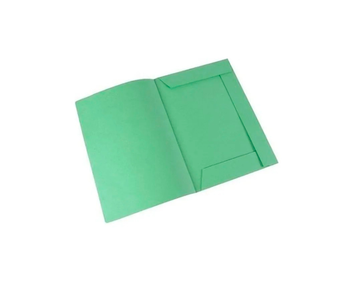 CARPETA APE CARTULINA 2 SOL PRES F55 VERDE