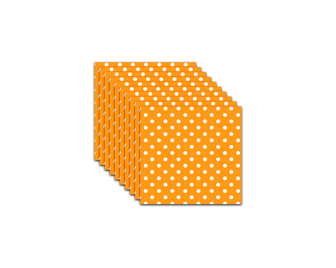 PAPEL CARTULINA PEQUE 01 LUNAR NARANJA 50x70