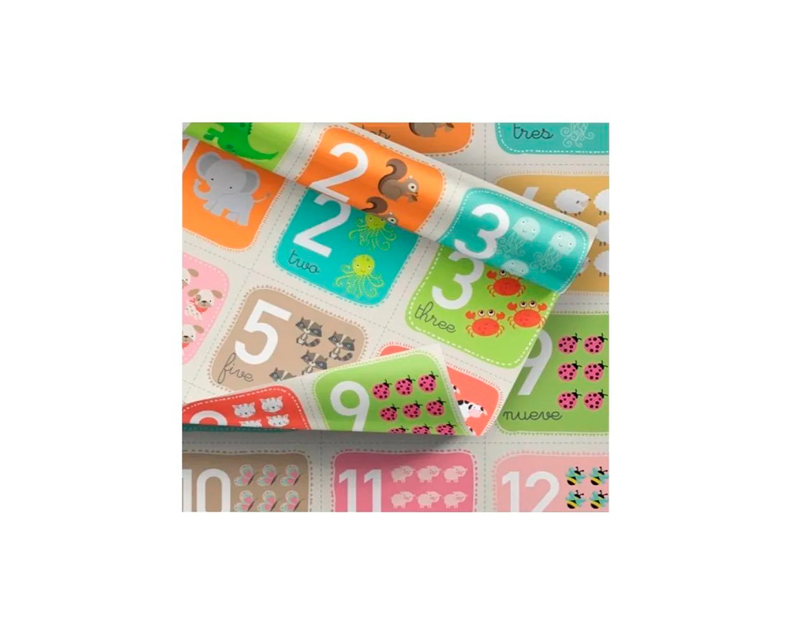 PAPEL CARTULINA PEQUE 72 INGLES NUMEROS 50x70