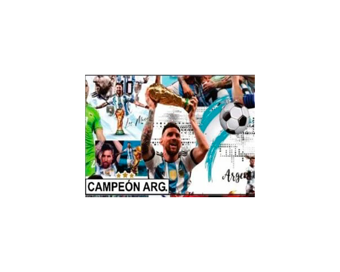 PAPEL PLASTIF. NEW PAPER  CAMPEON ARG.