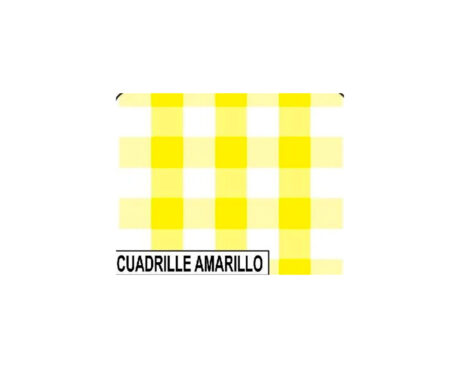 PAPEL PLASTIF. NEW PAPER  CUADRILLE AMARILLO