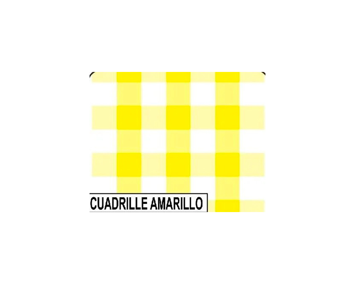 PAPEL PLASTIF. NEW PAPER  CUADRILLE AMARILLO
