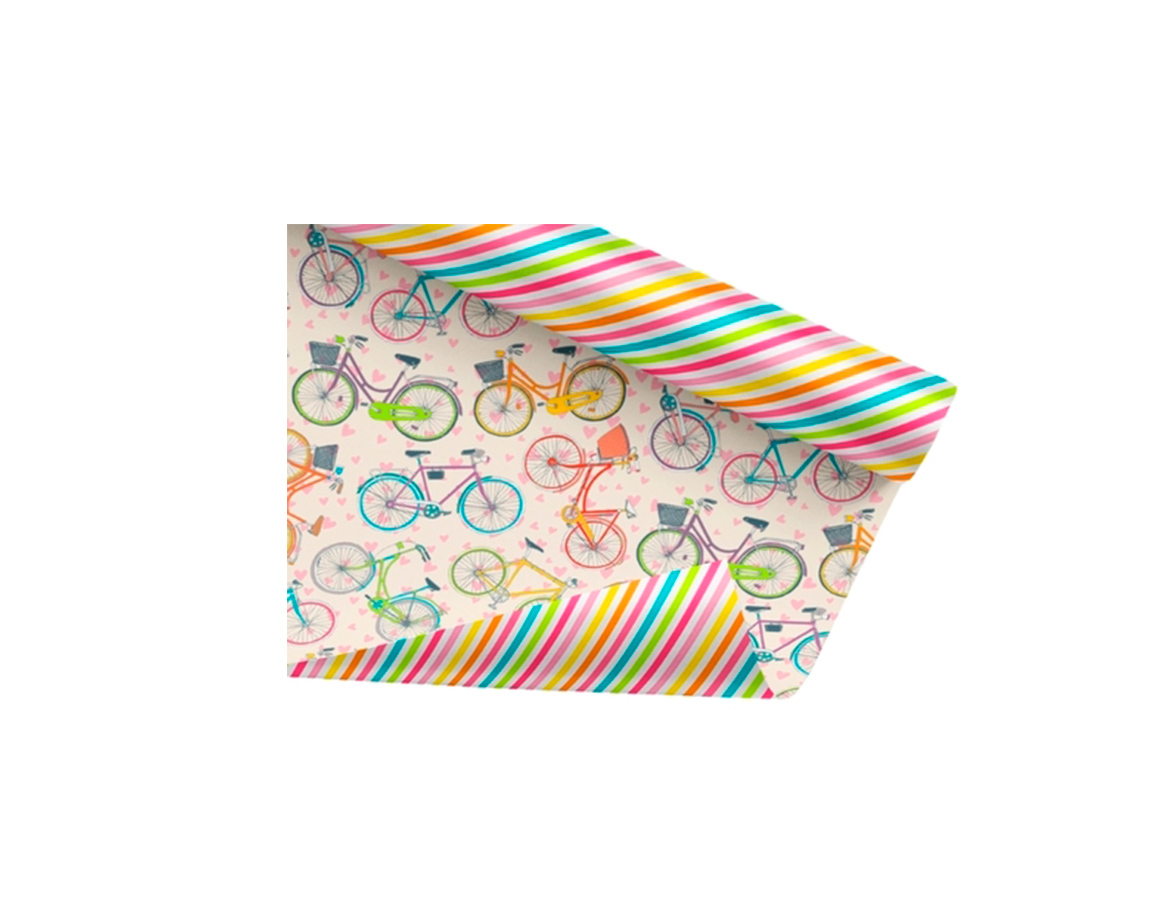 PAPEL CARTULINA PEQUE 67 BICICLETAS 50x70