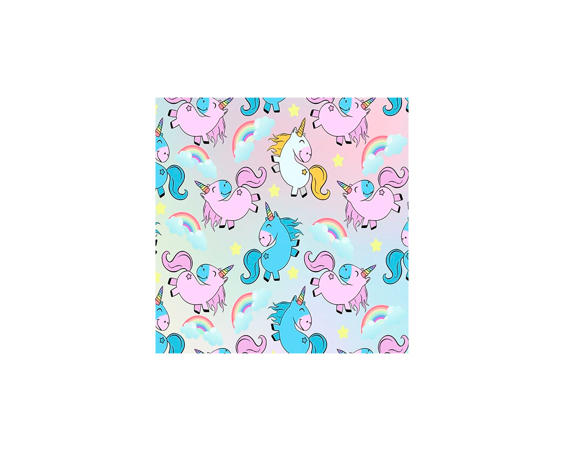 PAPEL CARTULINA PEQUE 73 UNICORNIOS 50x70