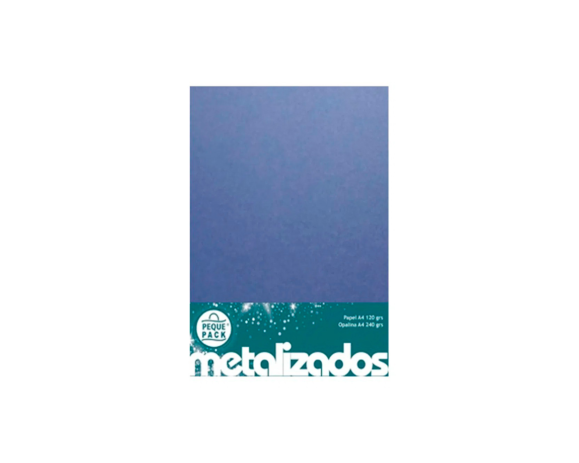 PAPEL PEQUE OP METAL A4 F1 240 GS AZUL