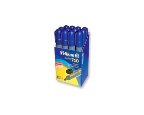MARCADOR PELIKAN 710 SOLVENTE  AZUL P/BISEL