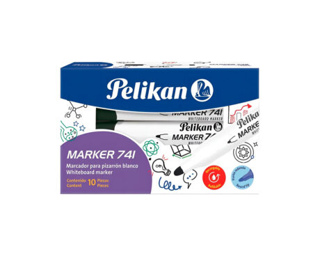 MARCADOR PELIKAN 741 P/PIZARRA  NEGRO