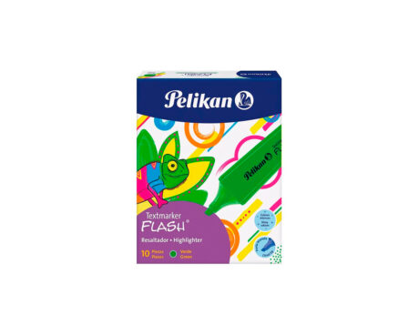RESALTADOR PELIKAN FLASH VERDE