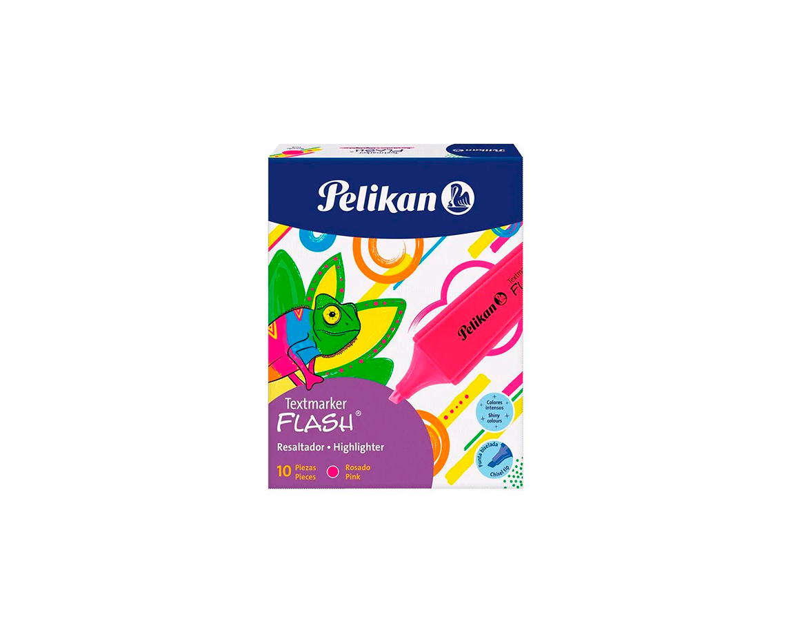 RESALTADOR PELIKAN FLASH ROSA
