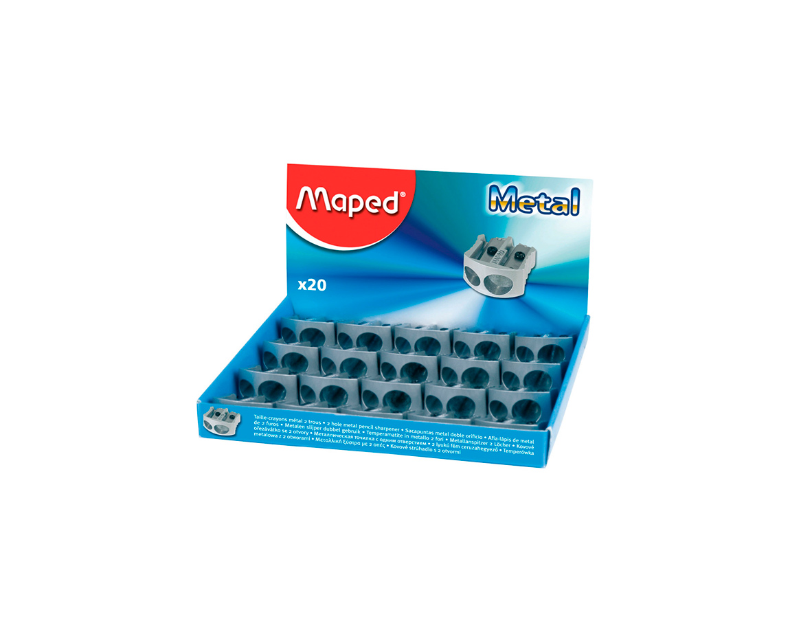 SACAPUNTAS METAL MAPED 2 BOCAS