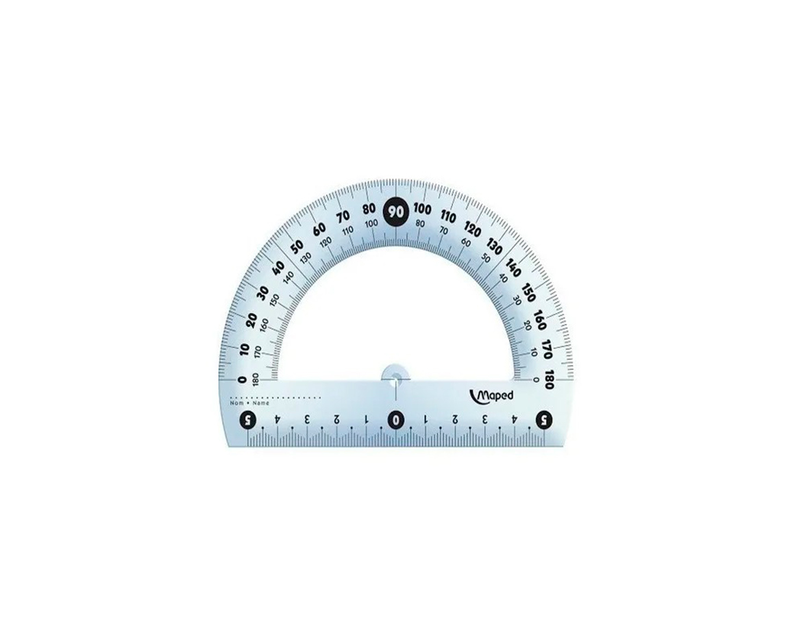 TRANSPORTADOR MAPED 146833 180º