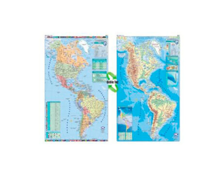 MAPAS PIZARRA MC 90x130 AMERICA COLOR SIMPLE FAZ