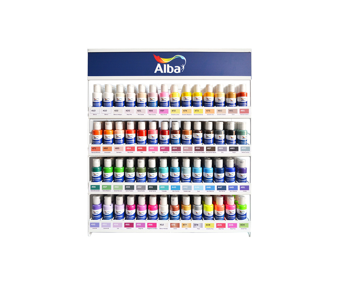 EXHIBIDOR ALBA OLEOS 6x18 ml X 144 UNID.