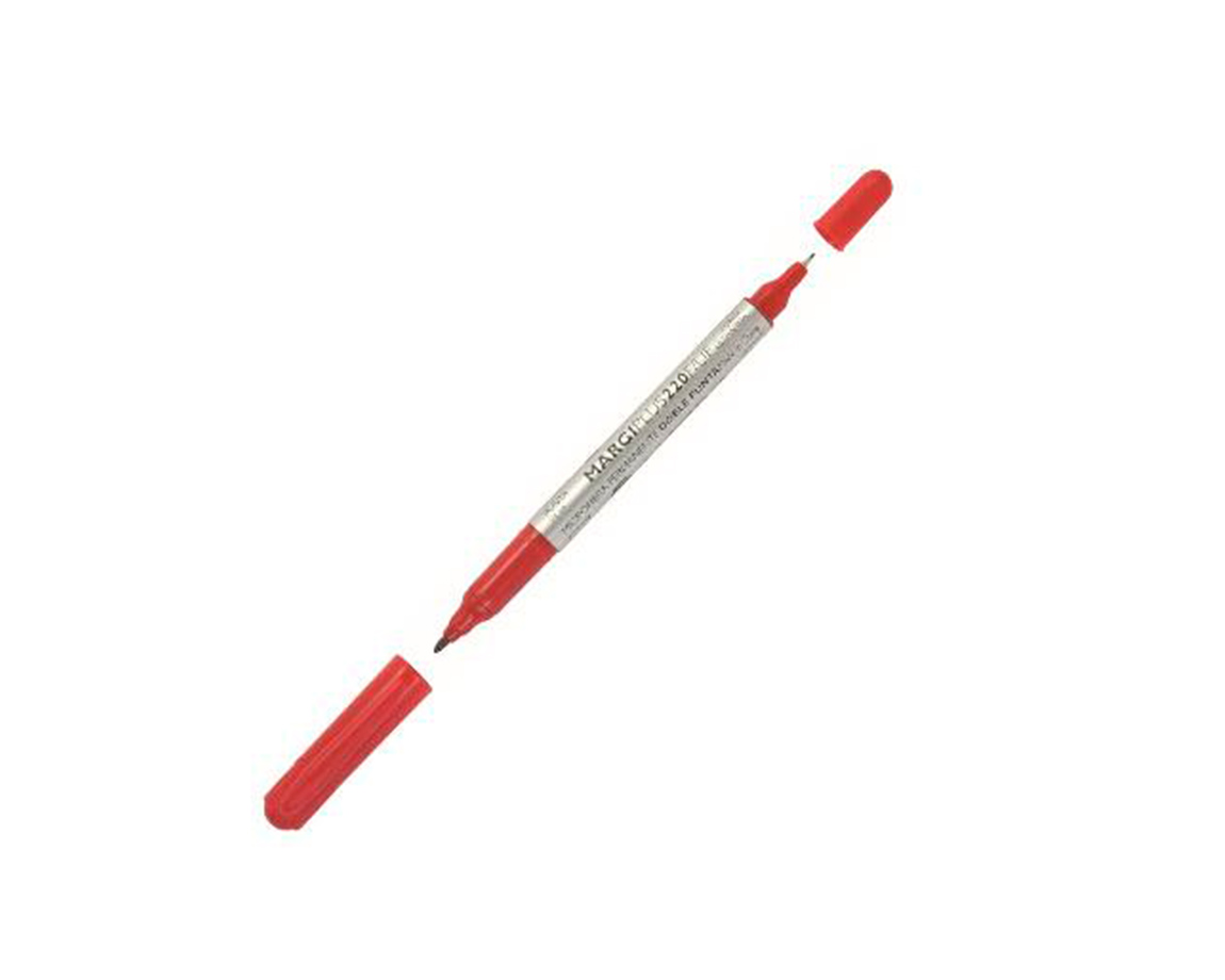 MICROFIBRA MARGI 220 FUF PERMAN 2 PUNTAS x 12 U. ROJO