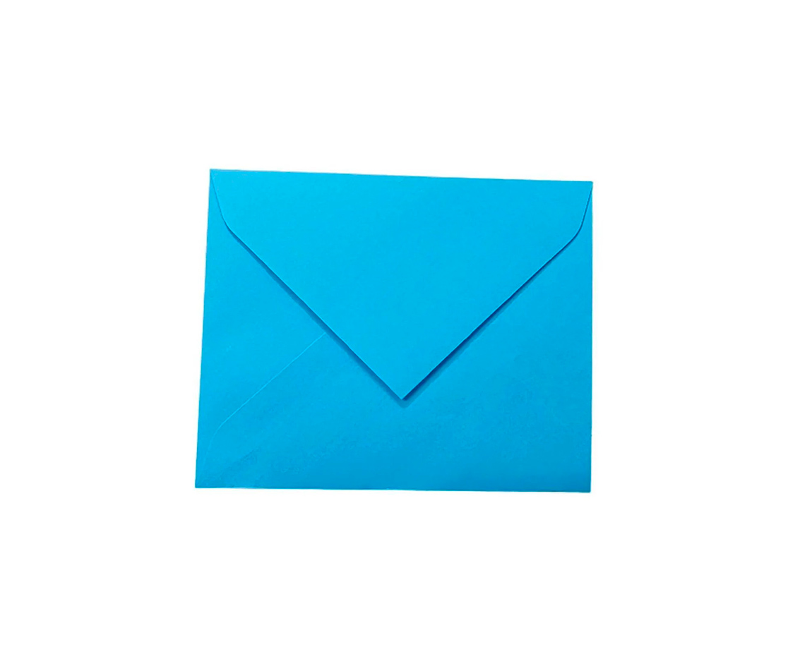 SOBRE PARTICIP PEQUE 140x170 90 GS x 25 U. CYAN