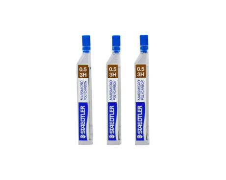 MINAS STAEDTLER 0.5 MM- 3H  TUBO x 12 U.