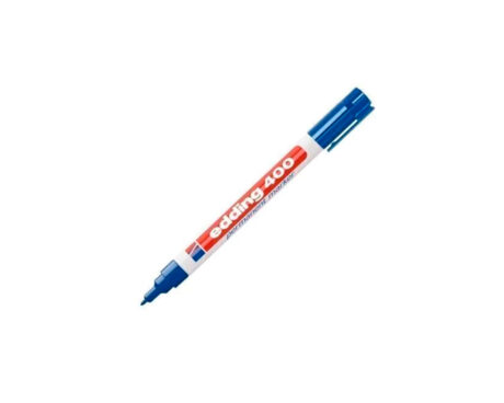 MARCADOR EDDING E-400 PERMAN AZUL P.FINA