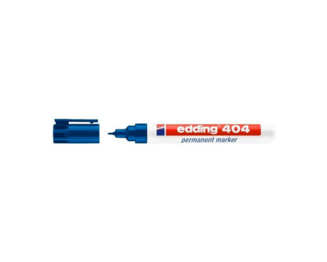 MARCADOR EDDING E-404 PERMAN AZUL P.EX.FINA