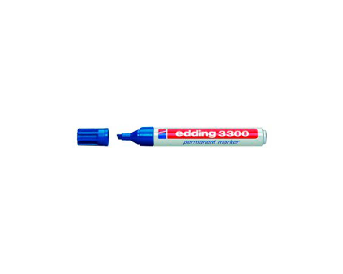 MARCADOR EDDING E-3300 PERMAN AZUL P/BIS