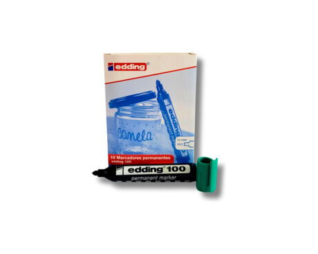 MARCADOR EDDING E-100 PERMAN. VERDE P/RED