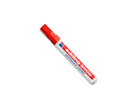 MARCADOR EDDING E-3000 PERMAN. ROJO P.RED