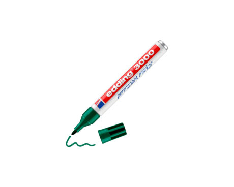 MARCADOR EDDING E-3000 PERMAN. VERDE P.RED