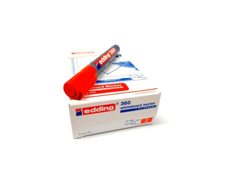 MARCADOR EDDING E-360 PIZARRA ROJO