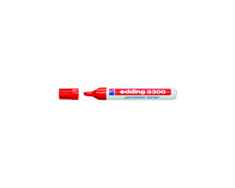MARCADOR EDDING E-3300 PERMAN ROJO P/BIS