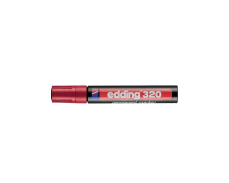 MARCADOR EDDING E-320 PERMAN ROJO P/FINA BIS