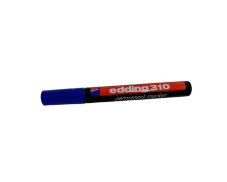 MARCADOR EDDING E-310 PERMAN AZUL P/FINA