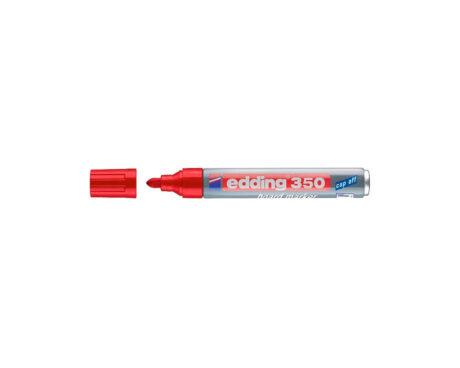 MARCADOR EDDING E-350 PIZARRA ROJO