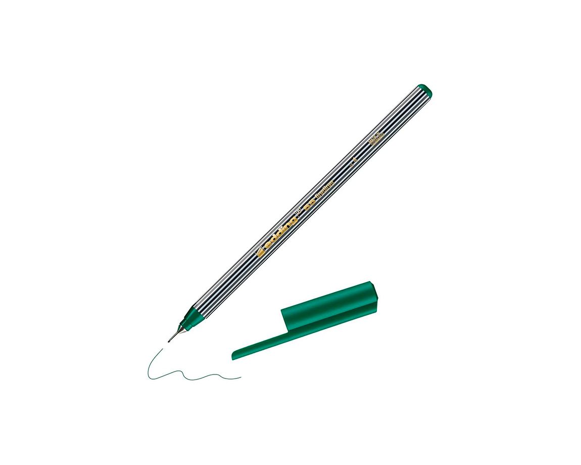 MICROFIBRA EDDING E-55 FINELINER VERDE