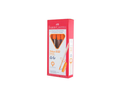 BOLIGRAFO FABER TRILUX 032 NARANJA