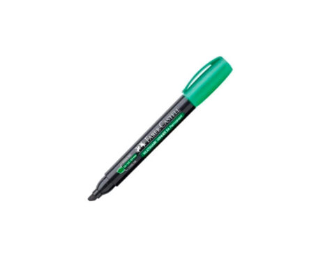 MARCADOR FABER 54 PERMAN VERDE P/BISEL