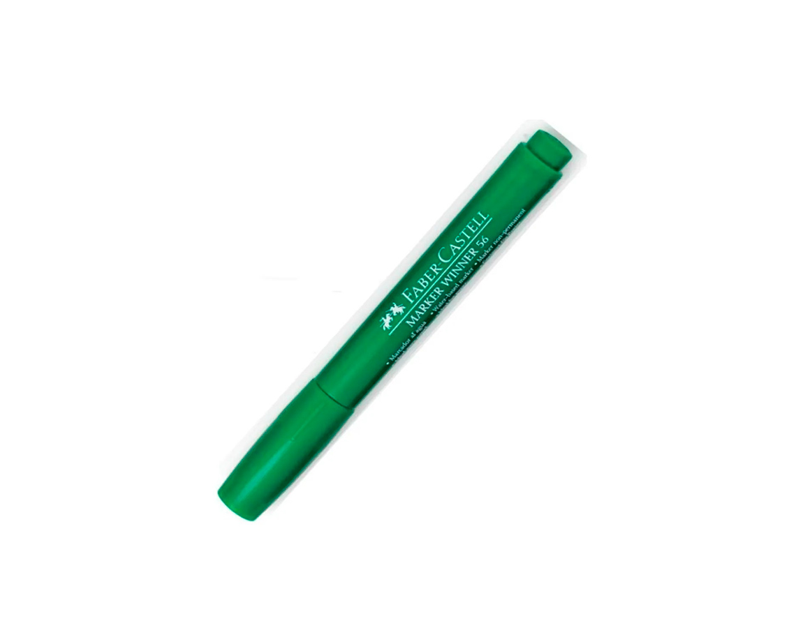 MARCADOR FABER 56 AGUA VERDE P/RED